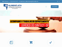 Tablet Screenshot of aliment-ata.com.br